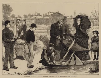 Esboços de Londres, Yachting em miniatura em Kensington Gardens
